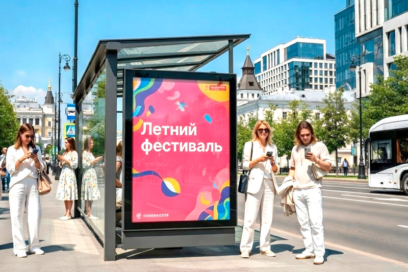 Реклама на остановках: как превратить ожидание транспорта в поток клиентов